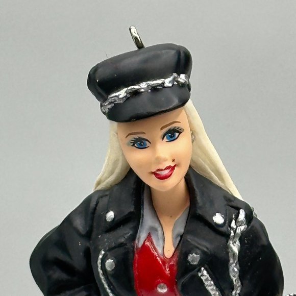 Hallmark Harley-Davidson Barbie Keepsake Ornament Biker Mattel Motorcycle - Picture 3 of 10
